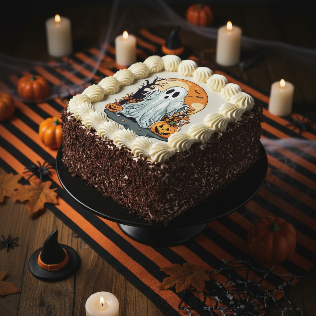 Halloween celebration cake