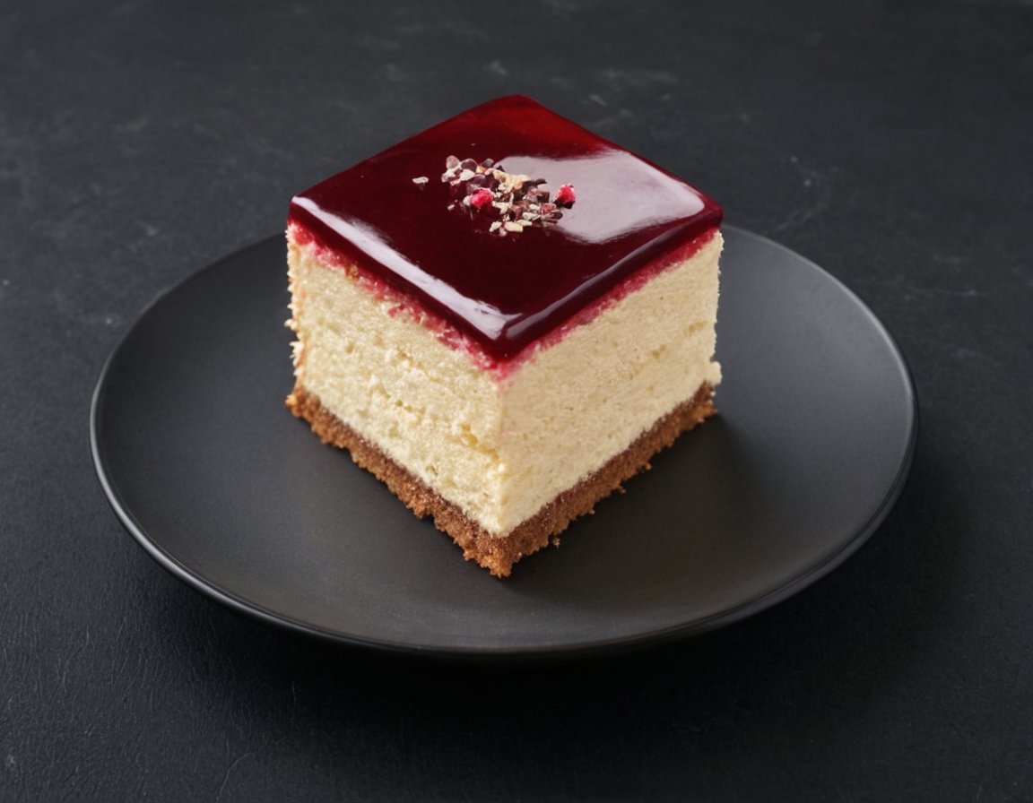 Black Cherry Cheesecake - The Happy Family Bakery