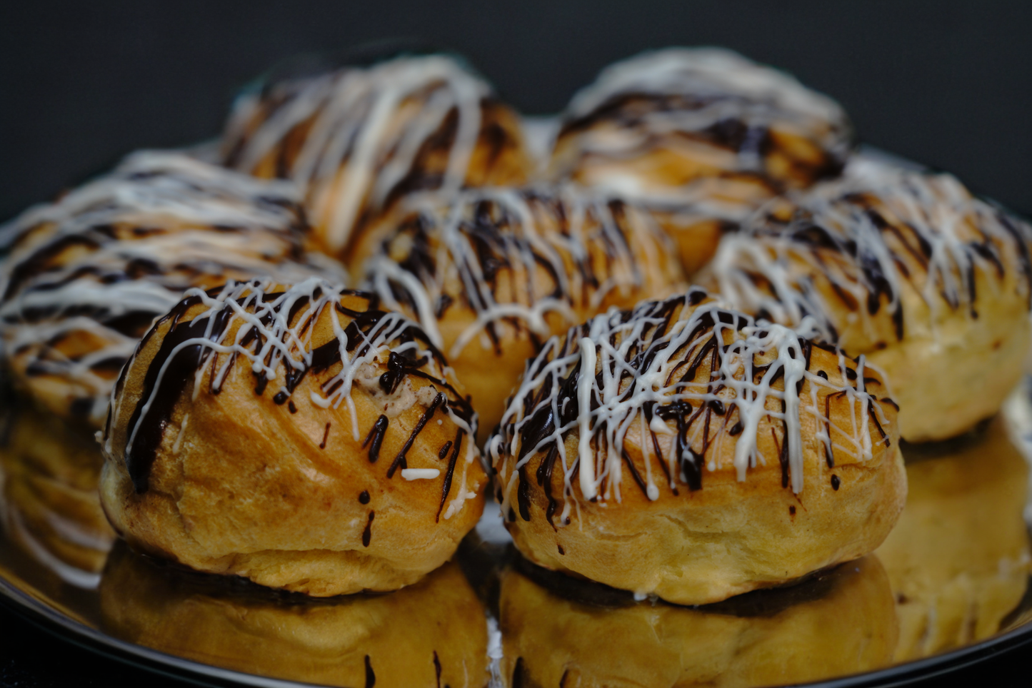 Oreo Profiteroles - The Happy Family Bakery