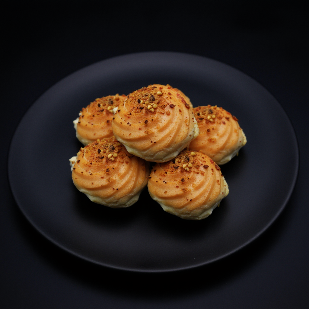 Pistachio profiteroles