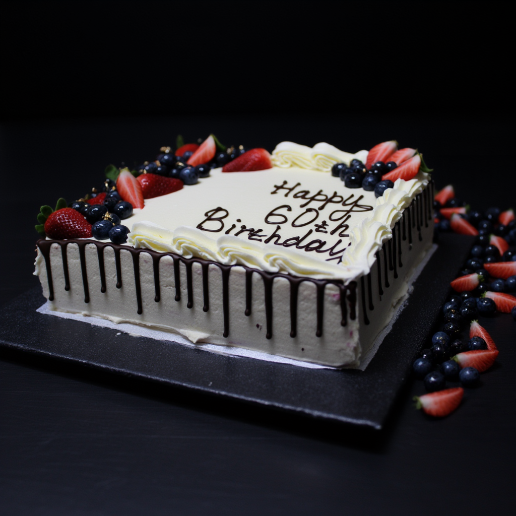 Berry Birthday cake
