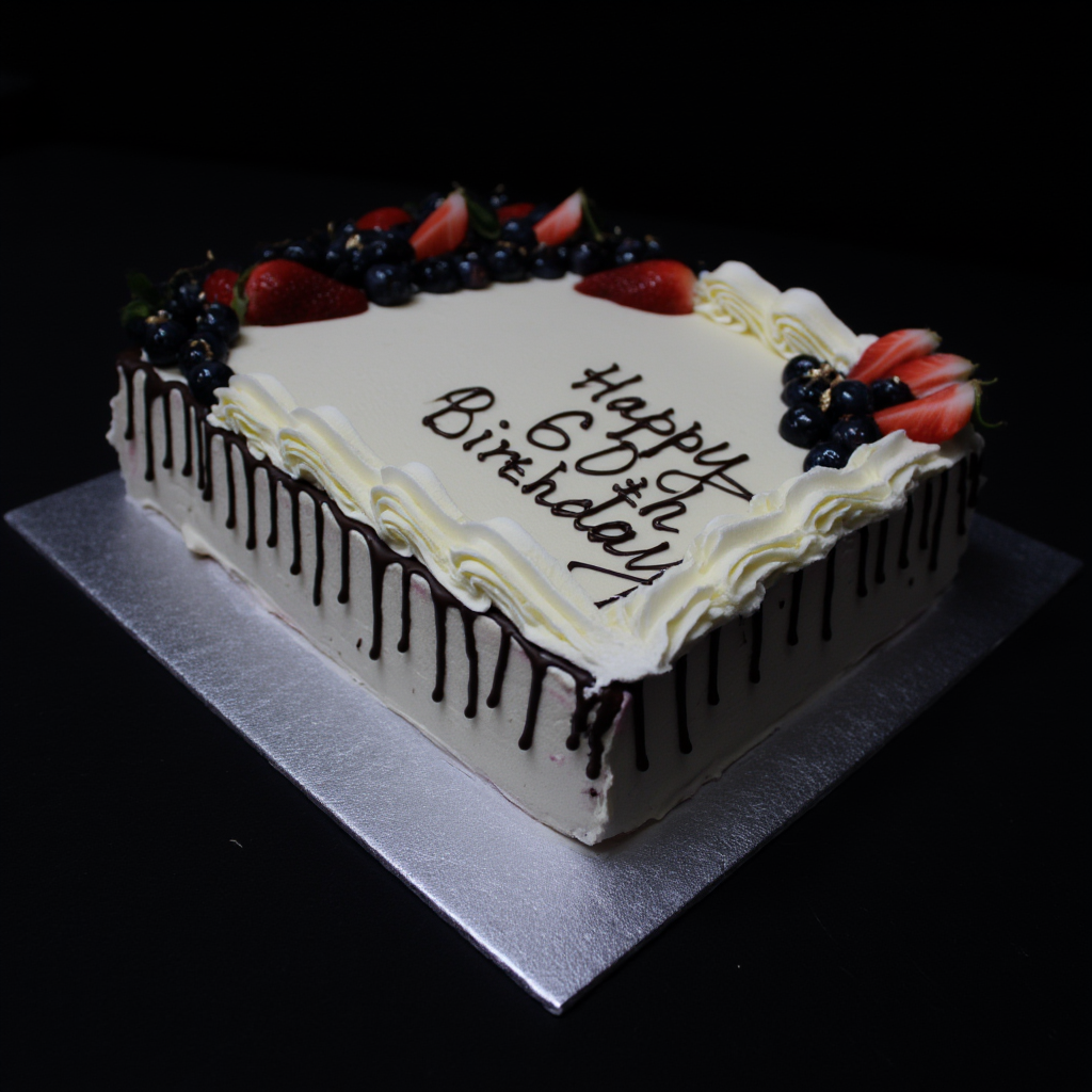 Berry Birthday cake
