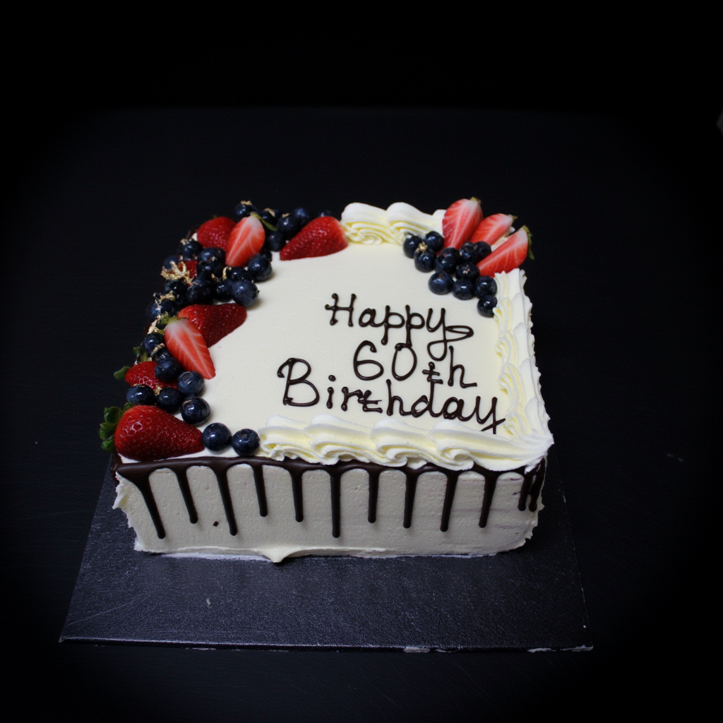 Berry Birthday cake