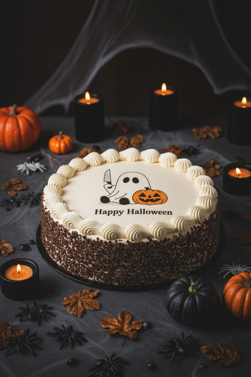 Halloween celebration cake