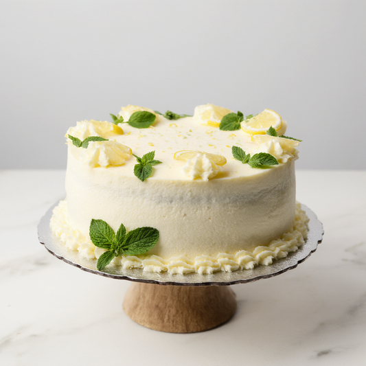 Lemon birthday cake