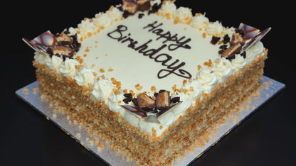 Nutty Birthday cake