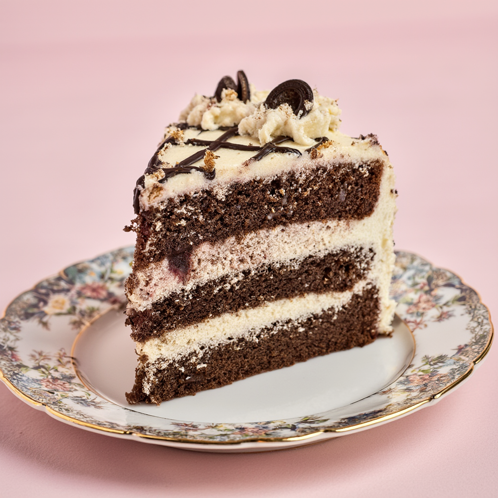 Brownie birthday cake