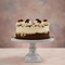 Brownie birthday cake