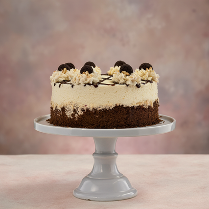 Brownie birthday cake