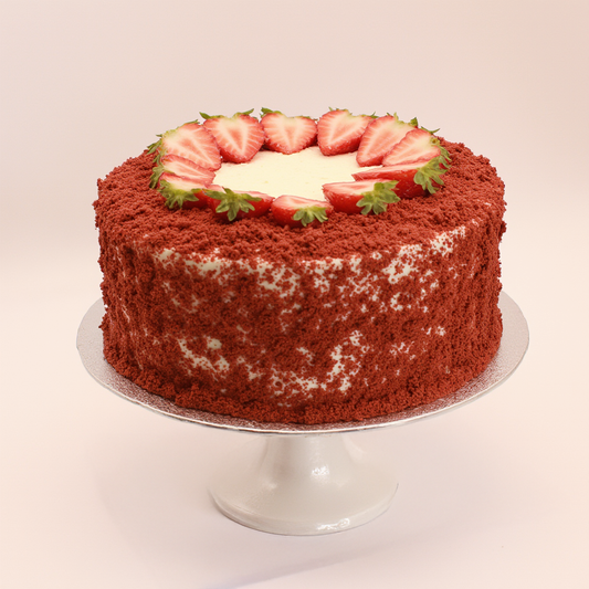 Red velvet birthday cake