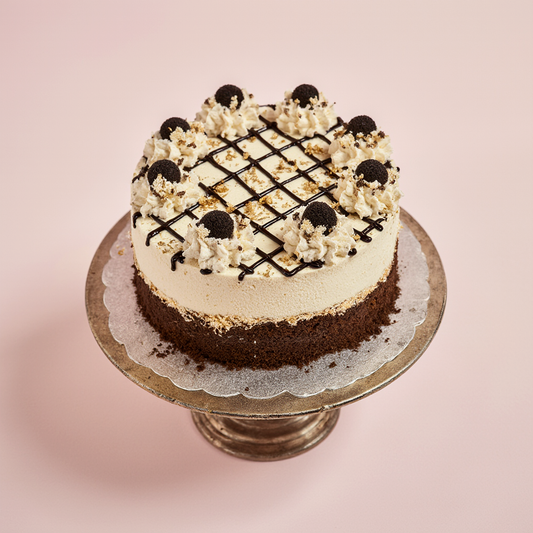 Brownie birthday cake